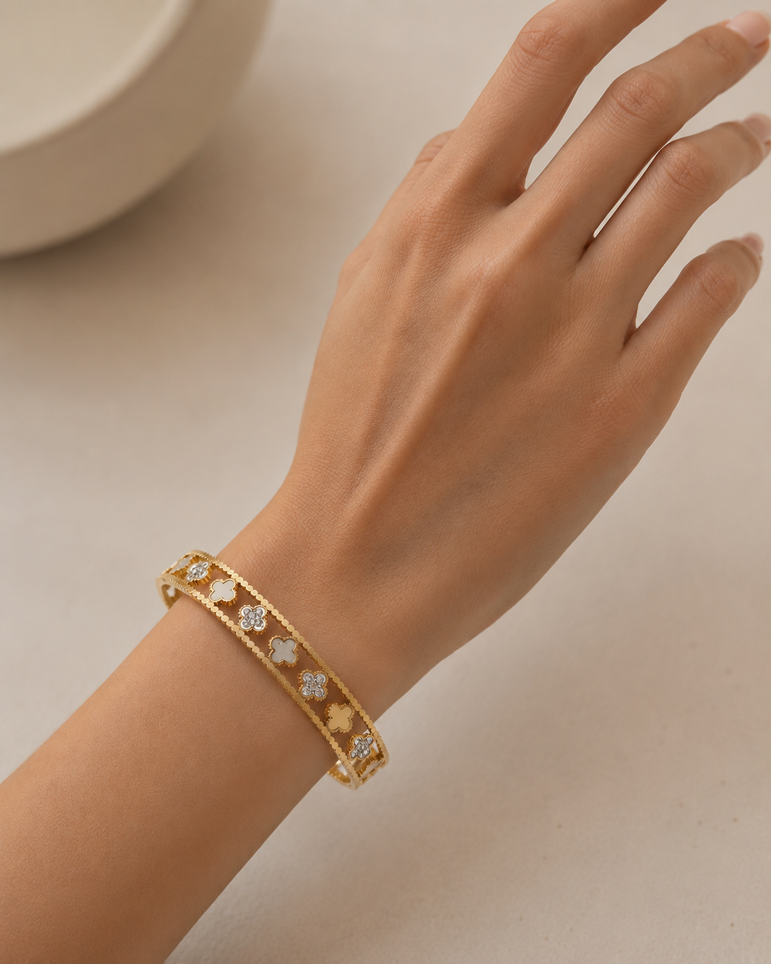 Lucky Clover Bangle