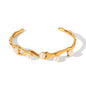 Open Pearl bangle, bracelet