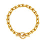 Gold Ball-Link Chain Bracelet