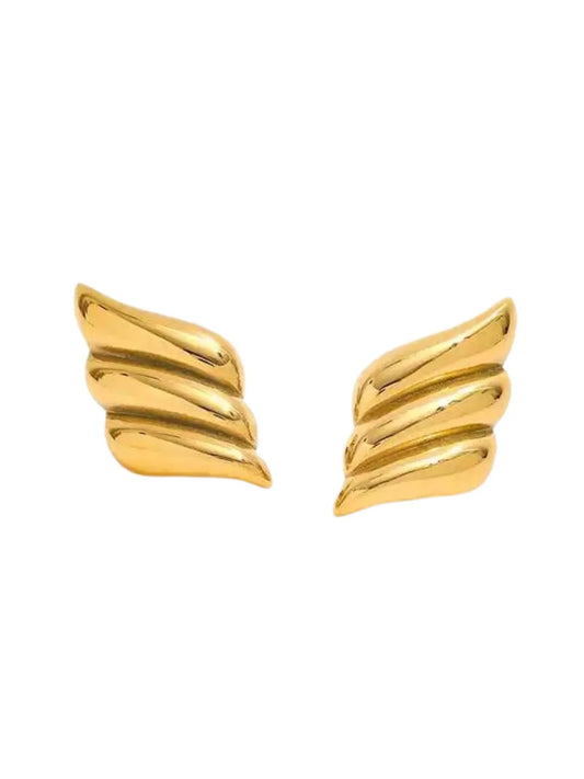Wing-shaped Stud Earrings