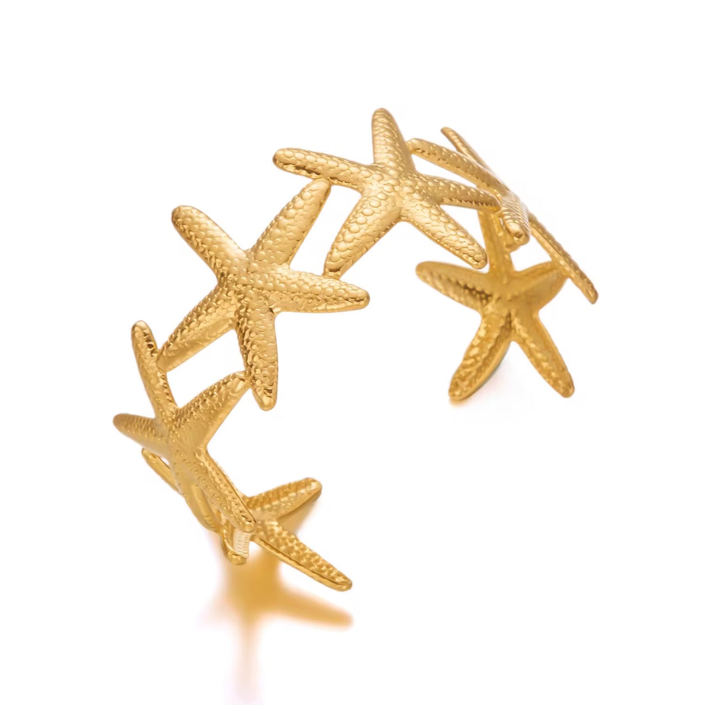 Starfish Design Bangle Bracelet