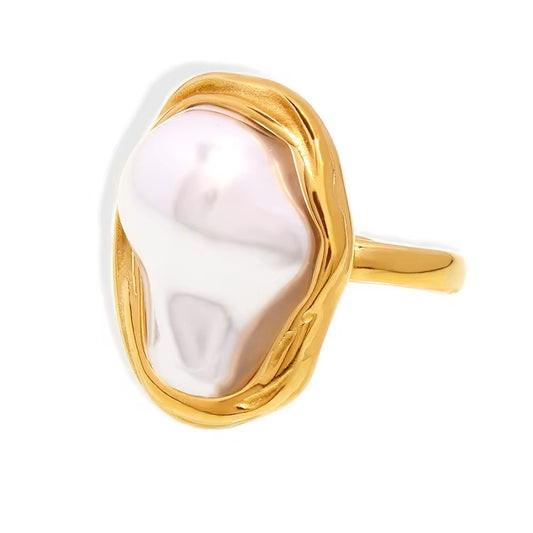 Baroque Pearl Ring