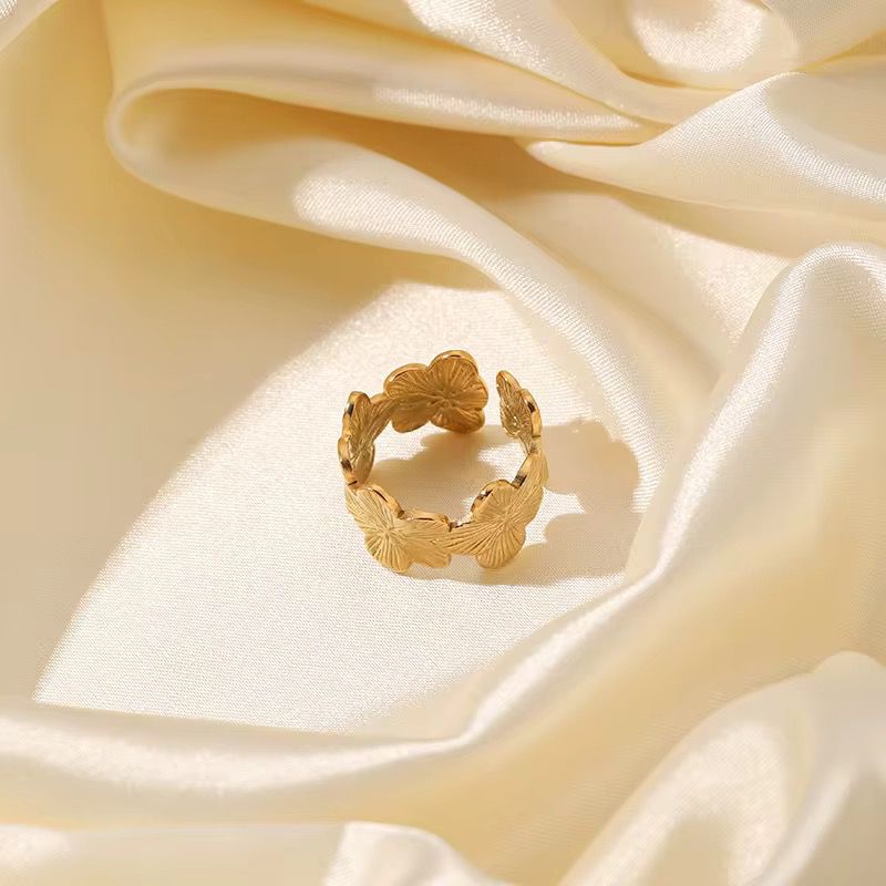 Flower Open Ring