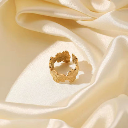 Flower Open Ring