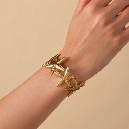 Starfish Design Bangle Bracelet